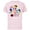 Soft Pink, variant on Disney Mickey Mouse Be Kind Have Fun Never Give Up Stay Cool - Short Sleeve Cotton T-Shirt for Adults - Customized-Natural