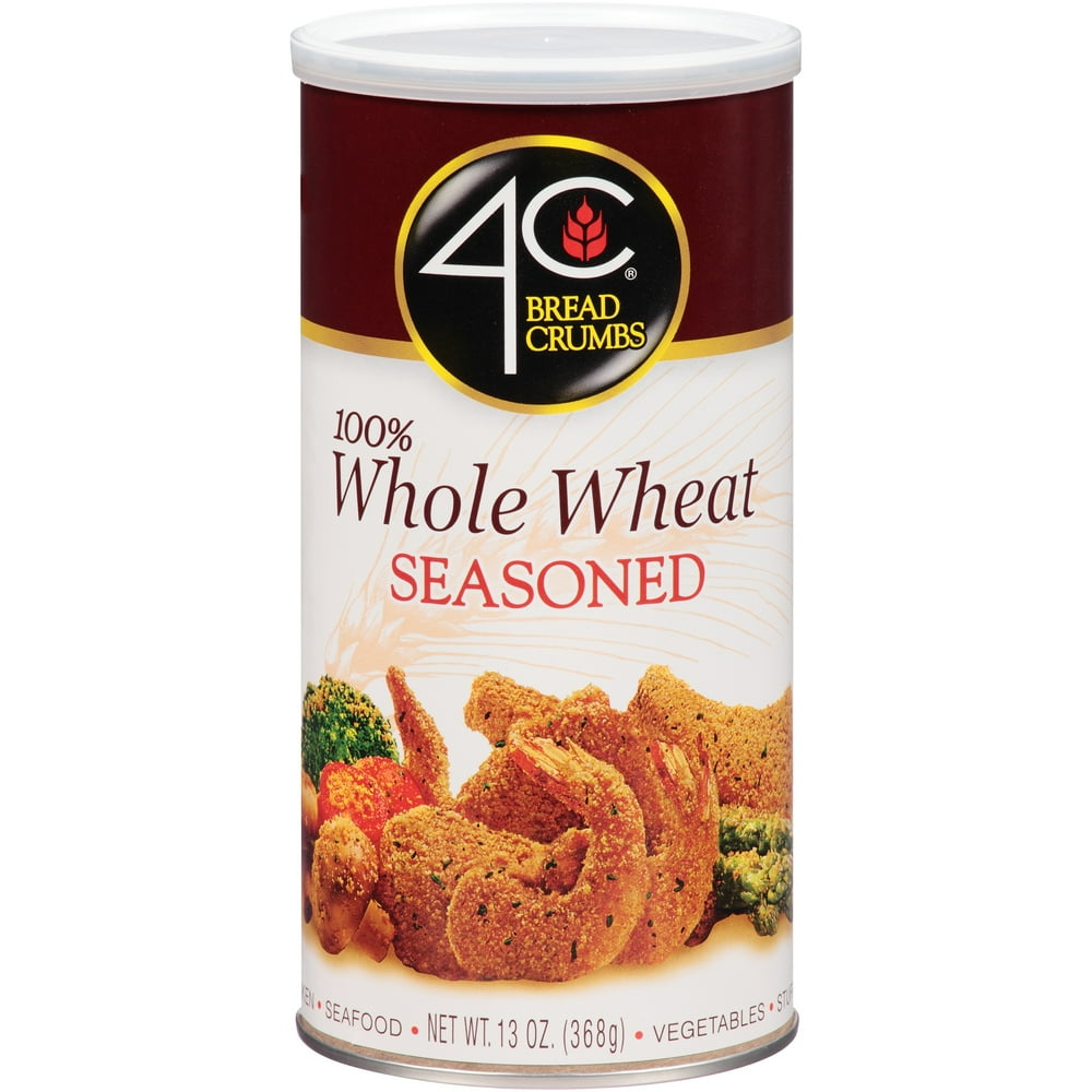 4C® 100 Whole Wheat Seasoned Bread Crumbs 13 oz. Canister Walmart