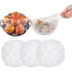 thumbnail image 1 of 100pcs Fresh Keeping Bowl Covers, Plastic Food Covers With Elastic For Outside, Dish Plate Covers Stretch For Leftover And Meal, Universal Stretch Wra, 1 of 5