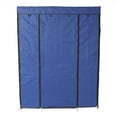 thumbnail image 3 of Clearance Sale! 5-Layer Portable Wardrobe Closet Clothing Organizer with Dustproof Non-Woven Fabric 34 Inch Clothes Hanging Rack for Bedroom, 3 of 9