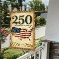 thumbnail image 6 of Lksixu America 250th Anniversary Garden Flag, 1776-2026 Commemorative USA 250 Years Banner Double-Sided Cotton Linen USA Map Design Patriotic Yard Sign 4th of July Decorations for Outdoor Lawn, 6 of 6