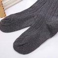 thumbnail image 5 of JGTDBPO Knee High Stockings For Women Solid Color Knee-High Casual Winter Warm Cotton Knit Soft Lengthened Thigh High Over Knee High Socks Extra Long Socks Girls Holiday Outfits, 5 of 5