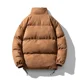 thumbnail image 4 of Parkas retro con capucha para hombre, chaqueta de burbuja de varios colores, abrigo liso cálido de gran tamaño, ropa de calle, chaqueta acolchada de gamuza sintética, novedad de invierno, 4 of 5