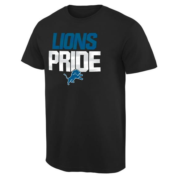 Men's Black Detroit Lions Mantra T-Shirt