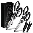 thumbnail image 1 of 2PCS Kitchen Scissors All Purpose Heavy Duty, Kitchen Utensils Set, Stainless Steel Cooking Utensils Gadgets, Kitchen Scissors Set For Kitchen Small Tools Clearance, 1 of 6