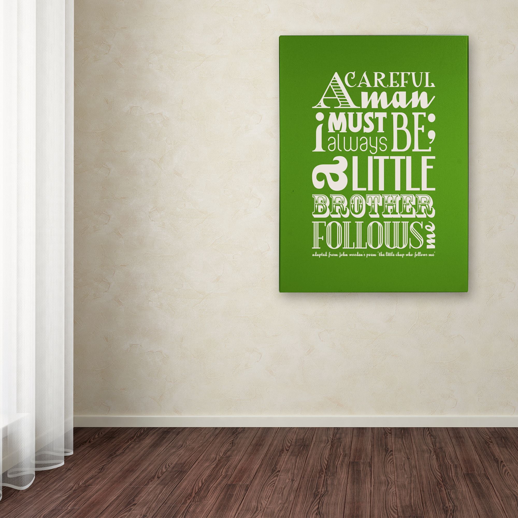 "Little Brother II" Canvas Art by Megan Romo