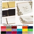thumbnail image 6 of Darling Souvenir Personalized Engraved Laser Cut Wedding Guest Book Wooden Cover Sign-in Book Registry Guestbook Scrapbook-QF, 6 of 7
