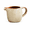 Bangkok brown, variant on ABPETE Mini Creamer Pitcher, 95 ml Ceramic Sauce Jug with Pour Spout and Handle, for Coffee Tea Milk Jam Sauces,Red scales