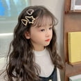 thumbnail image 5 of 3 Pcs/set Children Frosted Simplicity Hairpins For Girls Star Oval Triangle Square Hair Clips For Kids Snap Hair Clips Hairpins, 5 of 5