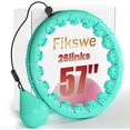 thumbnail image 1 of Weighted Infinity Exercise Hoop - 64in 30 Links Smart Hoop for Adult Weight Loss, Plus Size Low-Impact Fitness Hoop for Beginners & Women, 1 of 7
