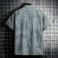 thumbnail image 4 of Polo Shirts for Men Summer Tee Shirts Men Long Sleeve Compression Shirt Clothes Trendy M T Shirt Medium Tee Older Tops Long Sleeve Short Workout Loose Turtleneck Mens Grey 3XL, 4 of 8