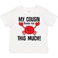 thumbnail image 3 of Inktastic My Cousin Loves Me Boys Boys or Girls Toddler T-Shirt, 3 of 5