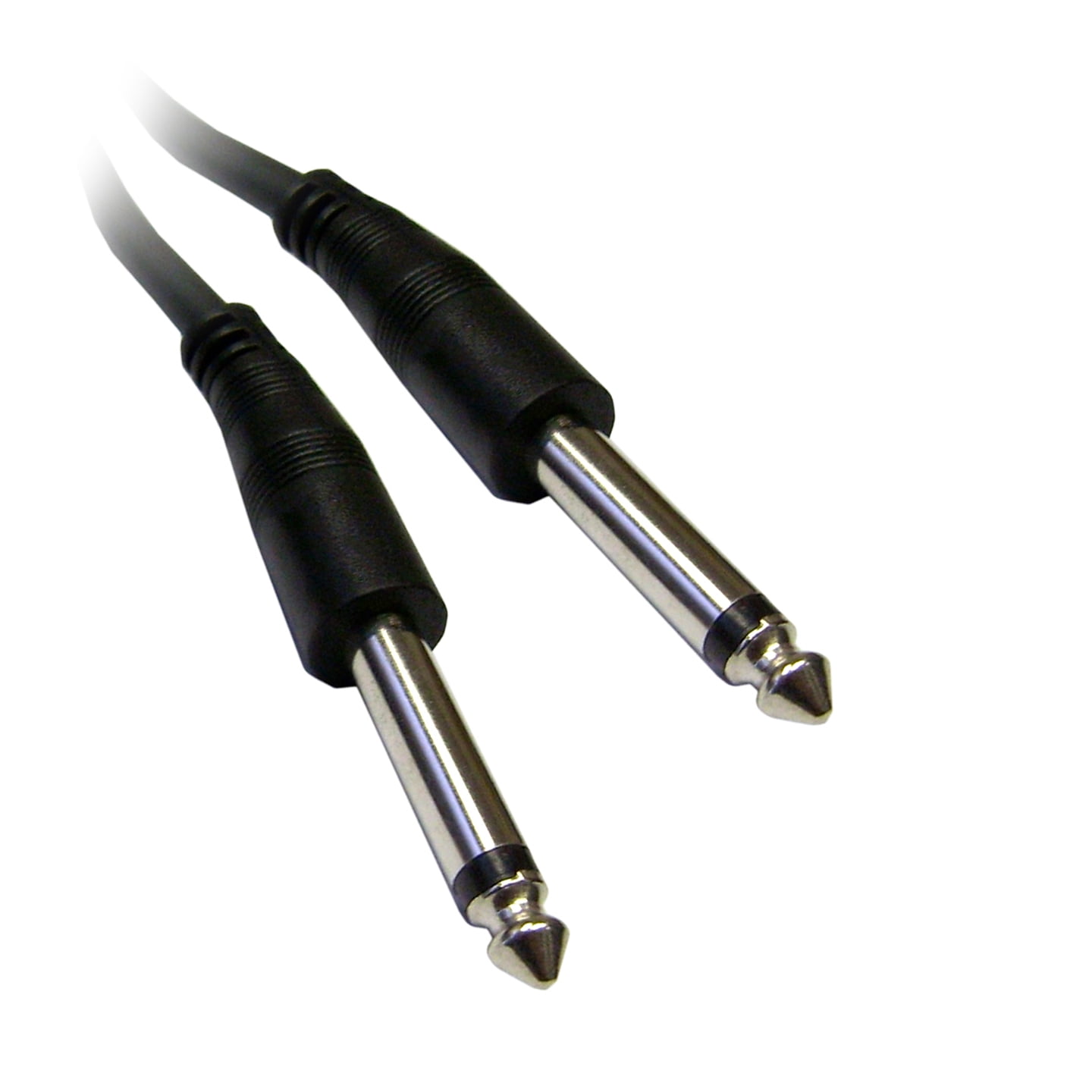 C E 1 4 Inch Mono Patch Cable 1 4 Male 25 Feet Walmart