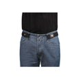 thumbnail image 1 of Cinturón elástico invisible XZQTIVE para hombres/mujeres negro (91-127 cm), 1 of 7
