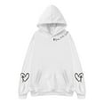 thumbnail image 3 of Sweat à Capuche Réversible Imprimé pour Femmes avec Poches Manches Longues Décontracté 100 pour Cent Polyester Vêtements d'Automne pour Adolescentes Petit Sweat à Capuche pour Femmes avec Fermeture Éclair, 3 of 3