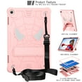 thumbnail image 6 of SaniMore Case for Lenovo Tab M10 10.1 inch 3rd Generation TB-328F, Screen Protector & Shoulder Strap & Hidden Bracket & Pen Slot Heavy Duty Protective Shockproof Hybird Shell, Rosegold, 6 of 6