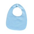 thumbnail image 3 of Babero tipo bandana cómodo para bebés recién nacidos durante la dentición. Azul, 3 of 9
