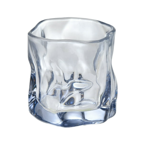 Yhmxh Utensilios de cocina Vaso de vidrio de 170 ml con forma de vaso retorcido, colorido, para whisky, grueso y retorcido, vaso de cerveza con personalidad novedosa. Muebles para cocina