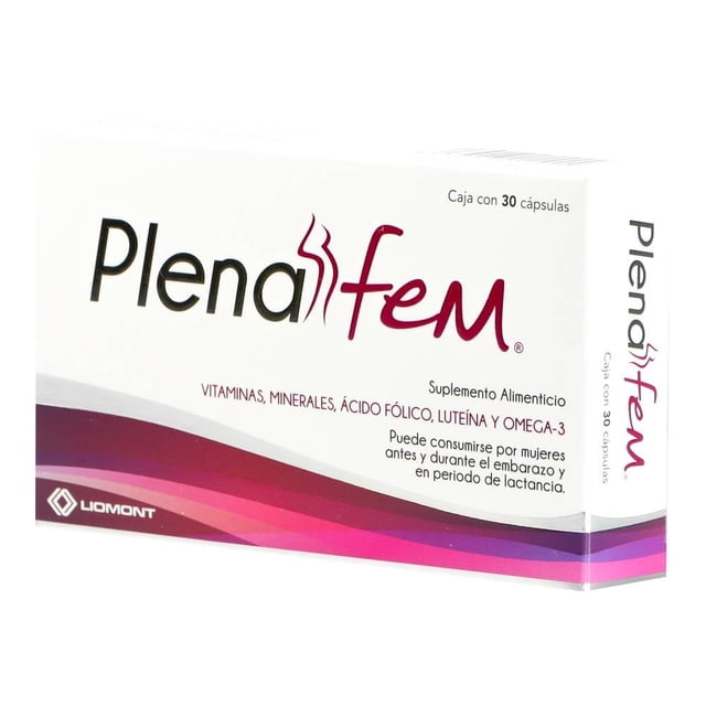 Suplemento alimenticio Plenafem omega 3 30 cápsulas