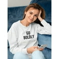 thumbnail image 2 of Golden Quote Vi Sweatshirt Women -Anna Hambly Designs, Female XX-Large, 2 of 4