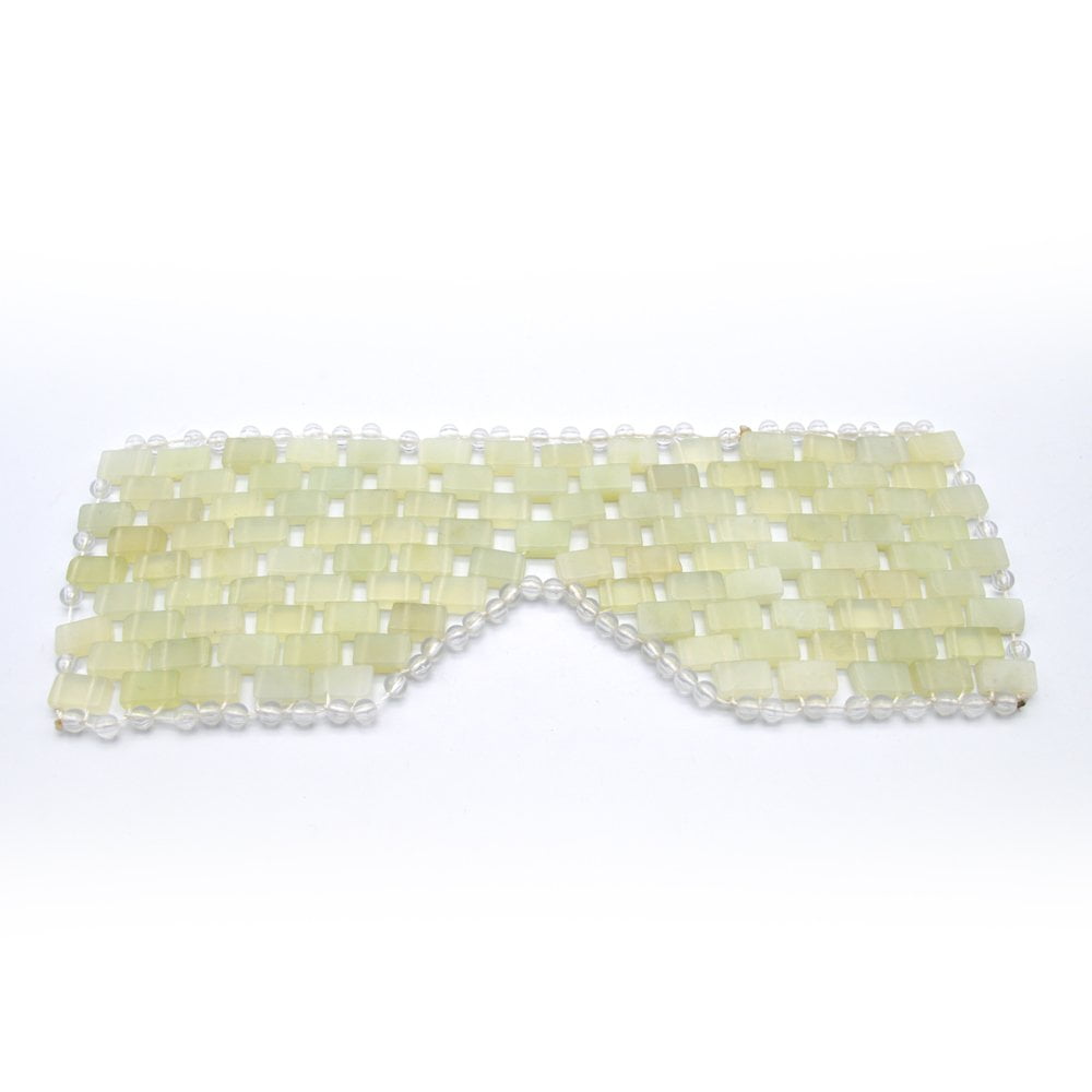Piedra De Jade Natural De Germanio Máscara De Ojos Imán Tera | Cuotas