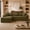 Green, variant on Vanress 105" Boneless Sofa Modular Sectional Couch, Cloud Sofa with Deep Seat, L-Shape Couch with Chaise, Corduroy Upholstered Sofa for Living Room, No Assembly, Black (Left Facing Chaise)