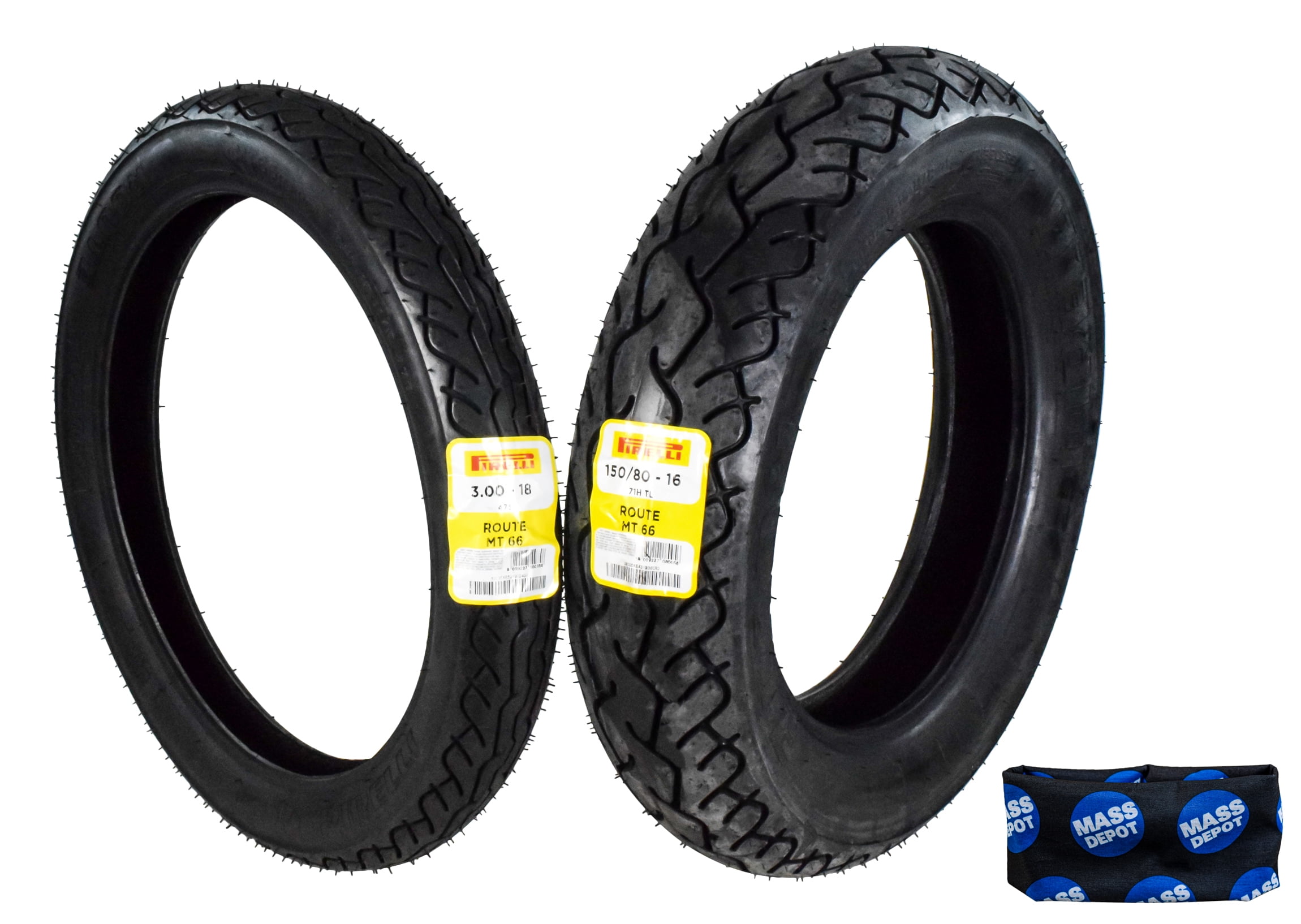 Pirelli MT 66 Route 3.0018 M/C 150/8016 Front & Rear Cruiser