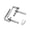 Silver-Small, variant on Stainless Steel Concealed Door Pivots Hinges Auto Rebound Half Waist Pivots Double Swing Action Hinge Door Hardware