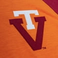 thumbnail image 4 of Men's Mitchell & Ness Orange Virginia Tech Hokies Legendary Slub Raglan Long Sleeve T-Shirt, 4 of 5