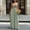 Army Green, variant on Women's Backless Maxi Dress, Deep V-Neck Stripe Print, Flowy Long Dress for Summer Beach or Vacation, 2026 New Limited-time Offer