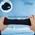 thumbnail image 5 of Motique Accessories Adjustable Ear Warmers Men Women Solid Polar Fleece Folding Winter Earmuff-Navy, 5 of 5