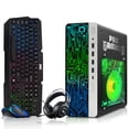 thumbnail image 1 of Restored HP G4 Gaming Desktop Computer PC Black Intel i5,16GB RAM,256GB SSD OS + 2x500GB HDD,GT 730 Graphics,RGB KBM with AI Copilot,WiFi,RGB Headphone,Windows 11, 1 of 8