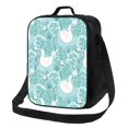 thumbnail image 1 of Disketp Swan And Flowers4 Bolsa Térmica Estampada para Almuerzo, Lonchera para Hombres y Mujeres Adultos, 1 of 7