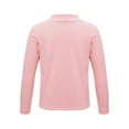 thumbnail image 2 of Jhaoyu Kids Boys Girls Solid Color Long Sleeve Thermal Underwear Tops Mock Neck T-Shirt Winter Warm Pink 100, 2 of 6