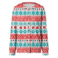 thumbnail image 5 of adviicd Christmas Cardigan Sweater for Women Open Front Holiday Graphic Funny Cute Long Sleeve Xmas Outfit 2025 Fashion (Light Blue, XXL), 5 of 6