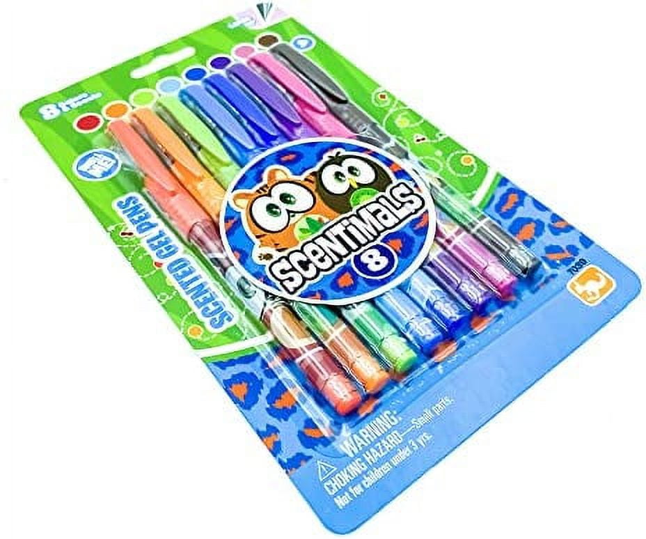Scentimals Scented Gel Pens + Markers + Large pen + notebooks Pink Lot