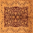 thumbnail image 1 of Ahgly Company Indoor Square Oriental Orange Traditional Area Rugs, 5' Square, 1 of 4