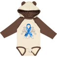 thumbnail image 3 of Inktastic Hope-Colon Cancer Awareness Boys or Girls Long Sleeve Baby Bodysuit, 3 of 5