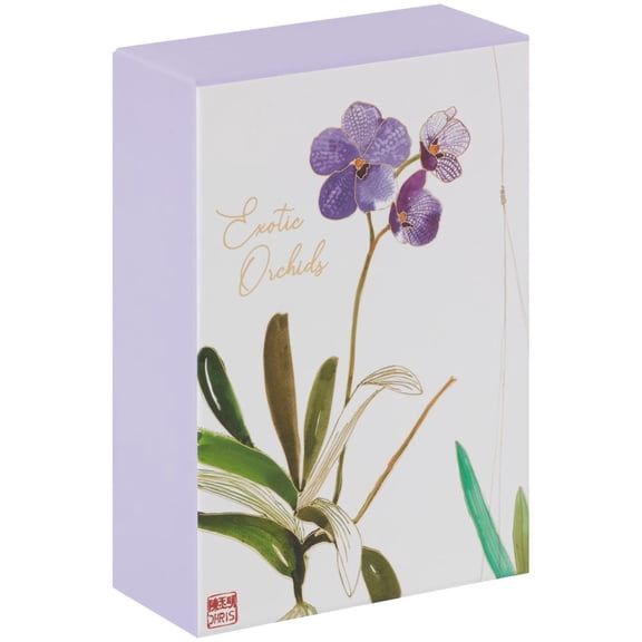 NIQUEA.D, Exotic Orchids Assorted Boxed Note Cards