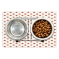 thumbnail image 1 of Sushi Pet Mat for Food and Water, Repeating Food Pattern Raw Fish and Rice with Caviar Toppings Flat Style, Non-Slip Rubber Mat for Dogs and Cats, 18" X 12", by Ambesonne, 1 of 2