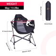 thumbnail image 4 of Nice C Heated Hammock Camping Chair, Swing Chair, Folding Rocking Chair, Camping Chair, High Back with Stand, Cup Holder, Side Pocket, Heavy Duty 10000mAh Power Bank Included (1-Pack), 4 of 7