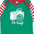 thumbnail image 4 of Inktastic Camera Oh Snap Boys or Girls Long Sleeve Baby Bodysuit, 4 of 5
