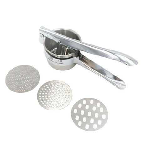 

Three-in-one Stainless Steel Potato Press Manual Juicer Creative Kitchen Gadgets