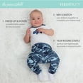 thumbnail image 2 of The Peanutshell Layette Gift Set for Baby Boys, Blue Camo, 23 Essential Pieces, 9-12 Months, Blue, 2 of 6