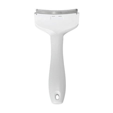 Yonrjhukm Deshedding Comb for Dogs Ergonomic Grooming Brush for Shedding Gentle Pet Deshedding Tool with Non-Slip Handle Promotes Shiny Coat Perfect for All Coat Types