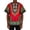Red@GC@, variant on CONZONE Men's African T-Shirts Short Sleeve T Shirts for Men Casual Crew Neck Traditional Graphic Lightweight Tees Soft Cozy Athletic Tops