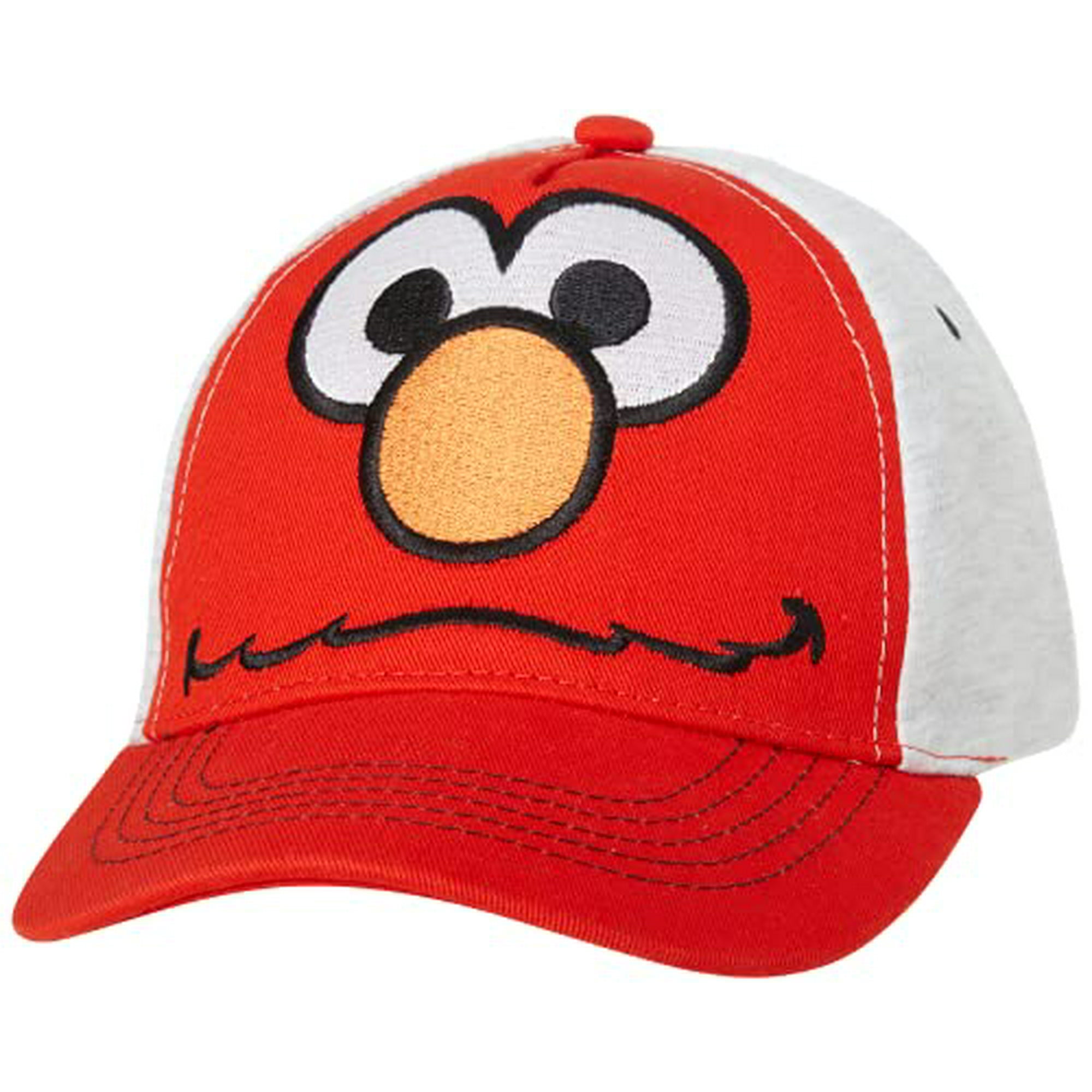 Toddler Cotton Baseball Cap Elmo Cookie Monster Big Bird Oscar The Grouch Size Age 2 4 Elmo Red Grey Walmart