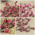 thumbnail image 3 of AMERTEER 1 Set 12 Pcs Simulated Christmas Crabapple Decorations Fake Re Berry (White Red), 3 of 5