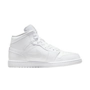 Jordan Mens Air 1 Mid 554724 136 Triple White - Size 13