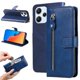thumbnail image 1 of Estuche de Cuero PU con Cierre para Xiaomi Poco M6 Pro 5G , Funda Protectora con Billetera y Correa, 1 of 6